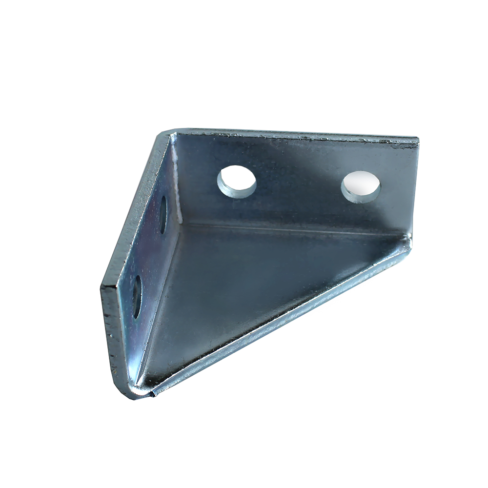 Right Angle Threaded Rod Clip With 1/4in Hole Glass Railing Top Channel Fittings