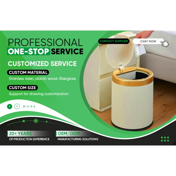 Trash Can Automatic Waterproof Smart Waste Bins Smart Sensor Trash Bin Small Plastic Trash Can