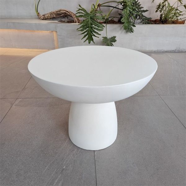 GRC Concrete Table Sets Modern Cement Dining Table Set Customized