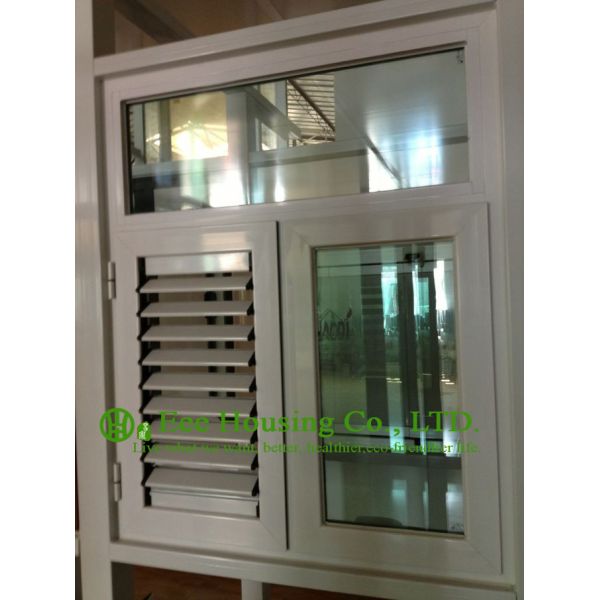 Adjustable aluminum shutter, louver blade shutter window / aluminum louver shutter design