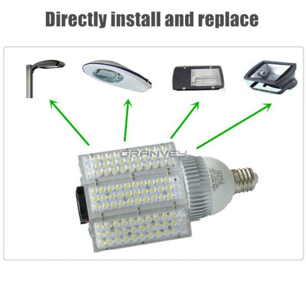 60w Outdoor Led Street Light Replacement Bulb E27 E40 High Power Ce Rohs Fcc