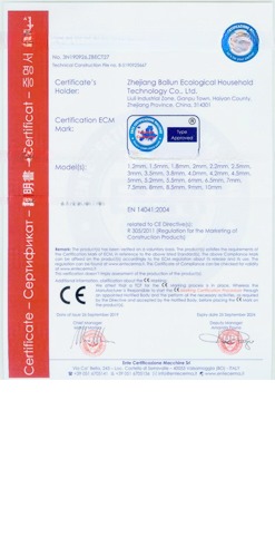 5.5mm Waterproof SPC Laminated Flooring with Unilin Click System and Smooth Finish