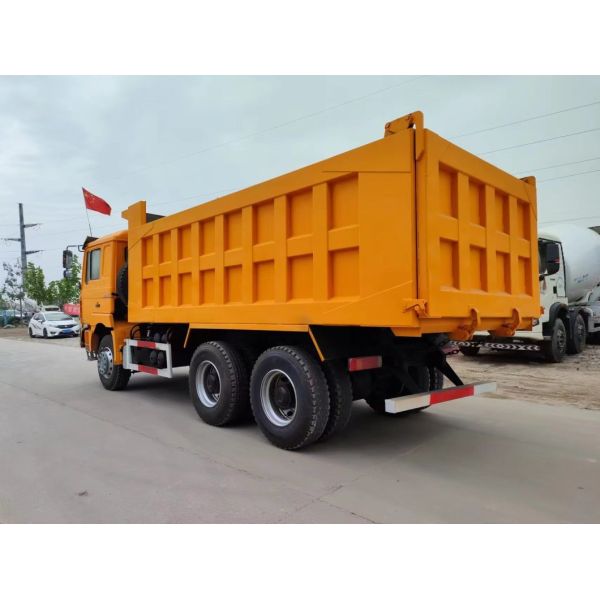 10 Wheels 6x4 F3000 Shacman Orange Dump Truck Heavy Duty Truck 8500x2500x3400mm