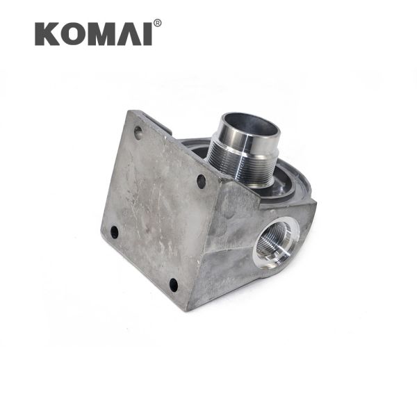 Komatsu 6D114E Cummins C8.3 QSL9 Engine P553000 LF9009 Lube Oil Filter Head