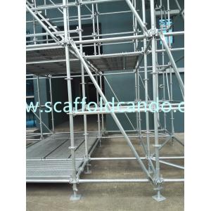 Quality Ringlock scaffold system hot dip galvanized diagonal brace 1200*2000mm,1200*1800mmL gain loading capacity for scaffolds wholesale