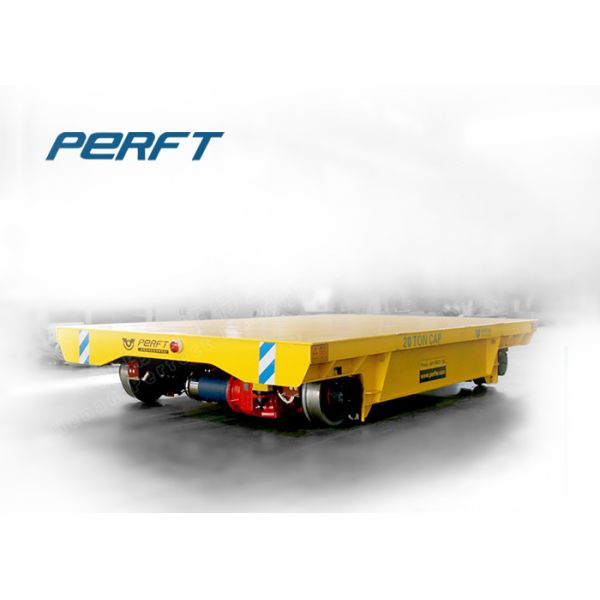 Electric Hot Metal Motorized Ladle Transfer Trolley Easy Operation