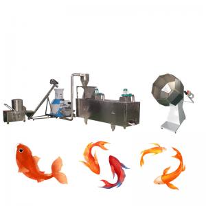 Quality Stainless Steel Floating Fish Feed Production Line 0.75kw Screw Conveyor wholesale