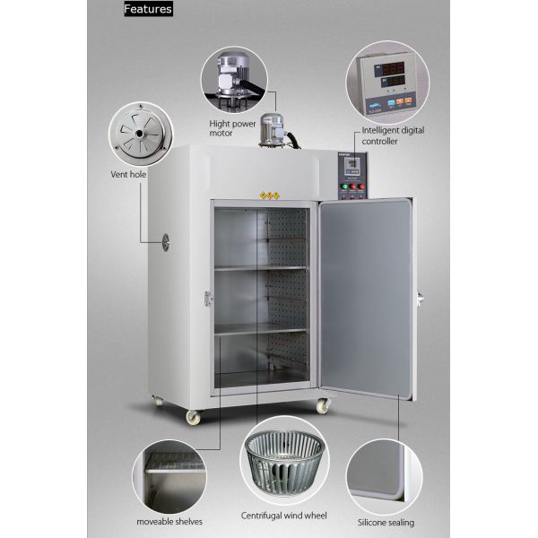 Double Door Constant Temperature Drying Oven 250C Pepper Commercial Drying Oven