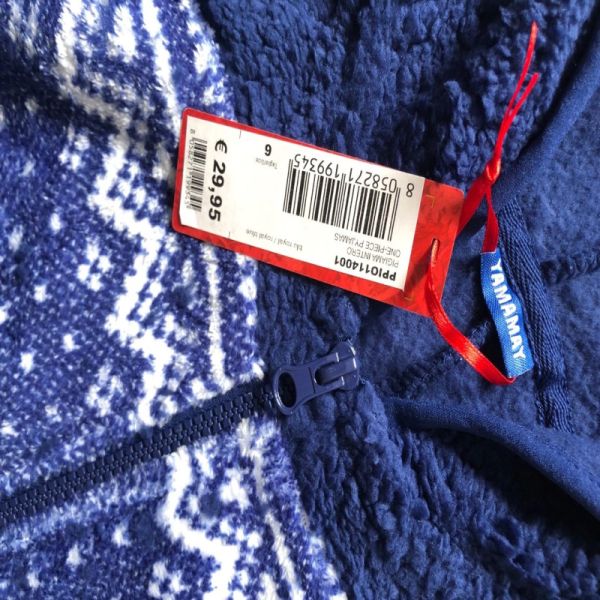 Cute Navy Baby Boy Fleece Romper 100% Polyester With Antler