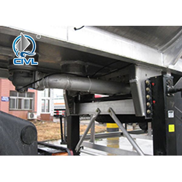 50m3 Oil Tanker Semi Trailer / Diesel Three Axle Fuel Tanker Semi Trailer