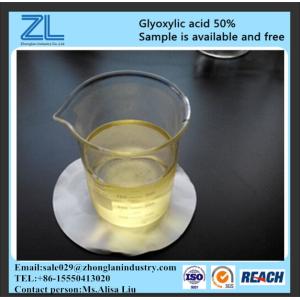 Quality Glyoxylic acid 50% ingredient for cosmetics formulations wholesale