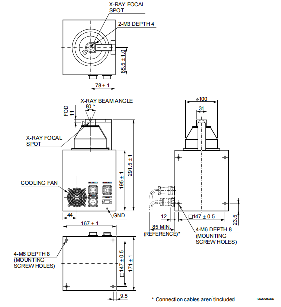 90kV Microfocus X-ray Source with 15μm Focal Spot