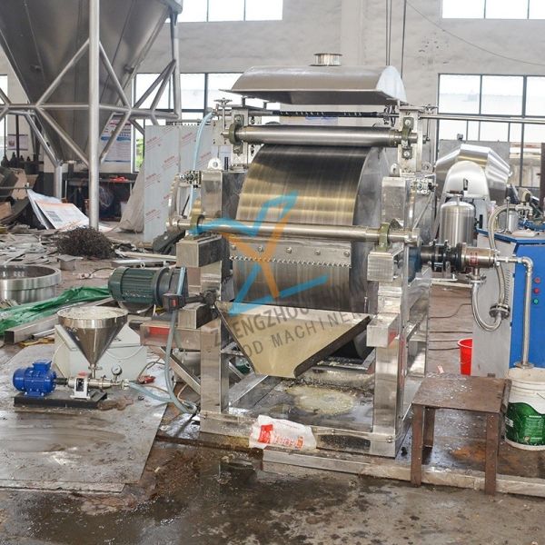 Stainless Steel Material Drum Scraper Dryer Efficiently Processes Viscous Materials Drying Efficiency Industrial Equipment Drum Drying Machine