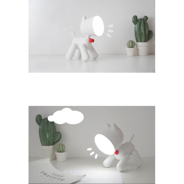 LED Dog Solar Gift Light USB Rechargeable Kids Night Reading Light