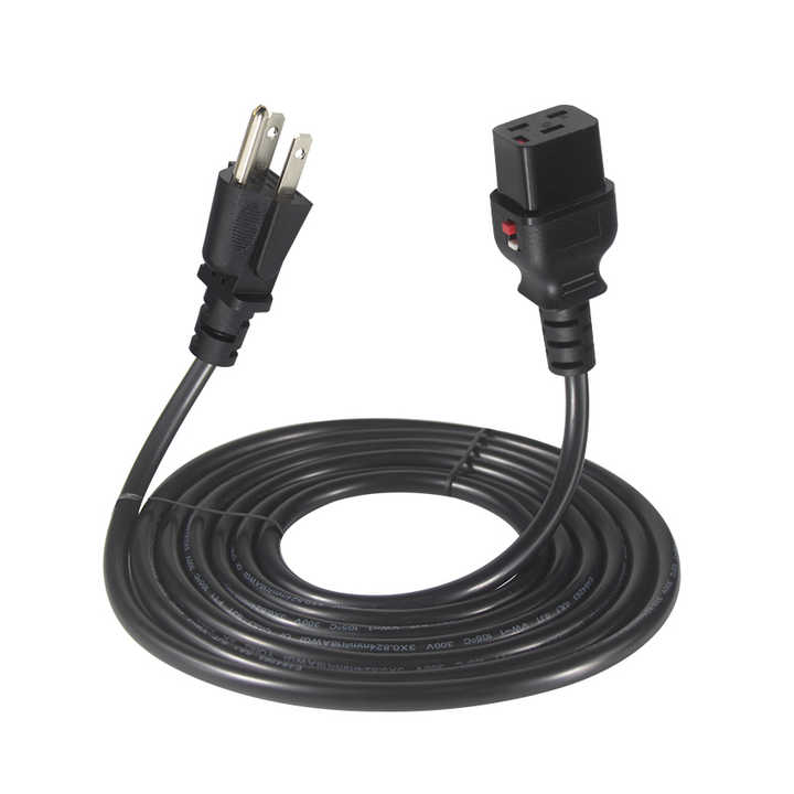 UK BS1363 to C19 Power Cord 16A 250V Heavy Duty for Data Centers