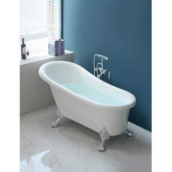 Oval Freestanding Bathroom Solid Surface Acrylic Free Standing Bathtub for Wholesale