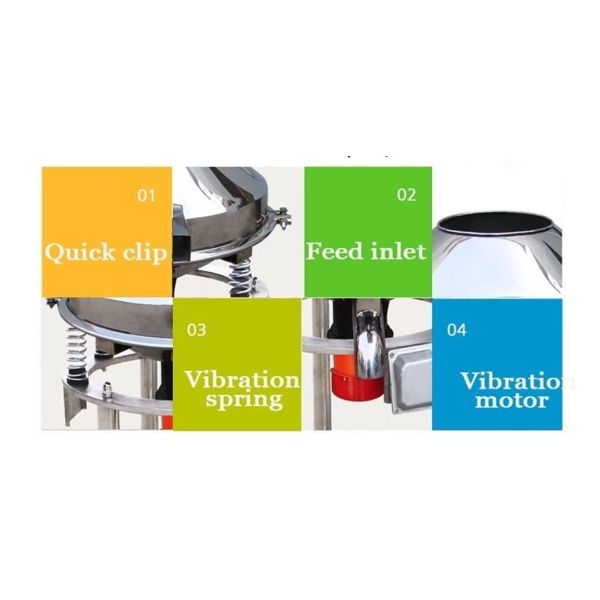 3000r/M High Frequency Vibrating Screen Sus304 Sus316L