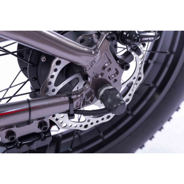 Black 20 Inch Electric Bike , Brushless Motor 36v Fat Wheel Electric Bike