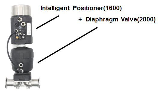 PTFE EPDM Seal LCD Pneumatic Diaphragm Valve