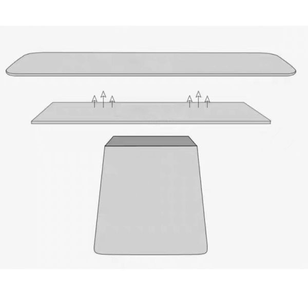 Modern Style Marble Metal Dining Table Restaurant Tables 8/10 Chairs Set for Dining Room Table With Chairs