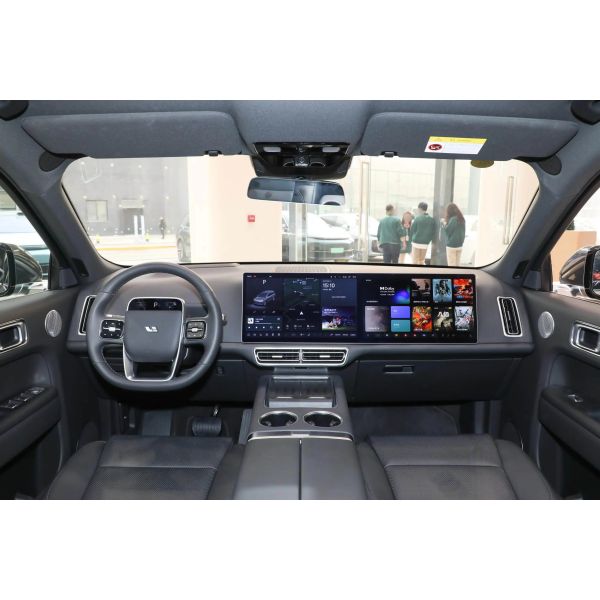 Electric Cars Li Auto Extended Range Electric SUV L9 Pro Version Black Color 6 Seats 3105mm Wheelbase