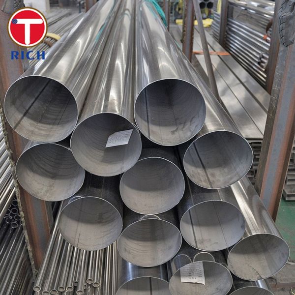 JIS G3468 304 Stainless Steel Tubes Large Diameter Welded Stainless Steel Pipes For Low Temperature