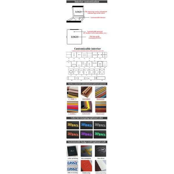 Custom Orange Microfiber Leather Jewelry Box for Stud Bracelet and Ring 19.5*11*5cm