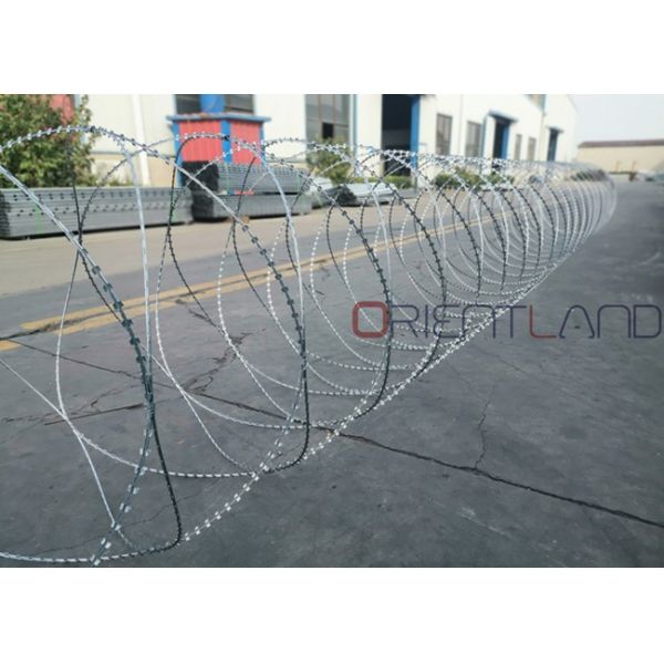 10m Razor Blade Fencing Wire / Concertina Razor Wire Roll BTO-11 BTO-22