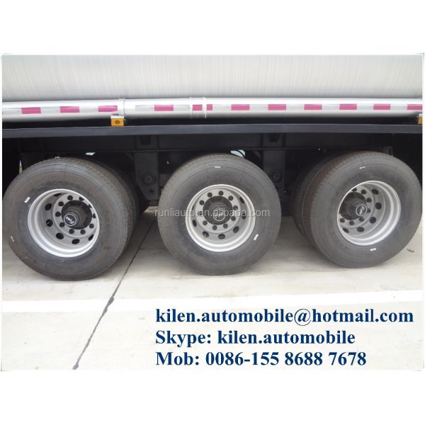 4000L Food Oil Tank Trailer Three Axles 45000L Food Oil Tanker Trailer