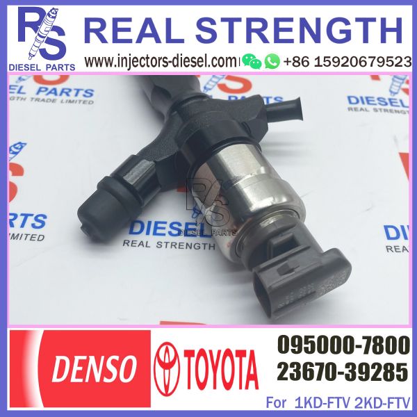 2KD-FTV DENSO Diesel Injector 23670-30310 095000-7800 For TOYOTA HILUX 2.5L