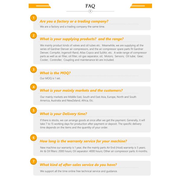 Gardner Denver Industrial Air Compressor 220V Metal Diaphragm with ISO9001 Certificate