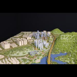 Quality HUAYI Architecture Mockup Model Urban Planning Model 1:1500 Shenzhen Meilin wholesale