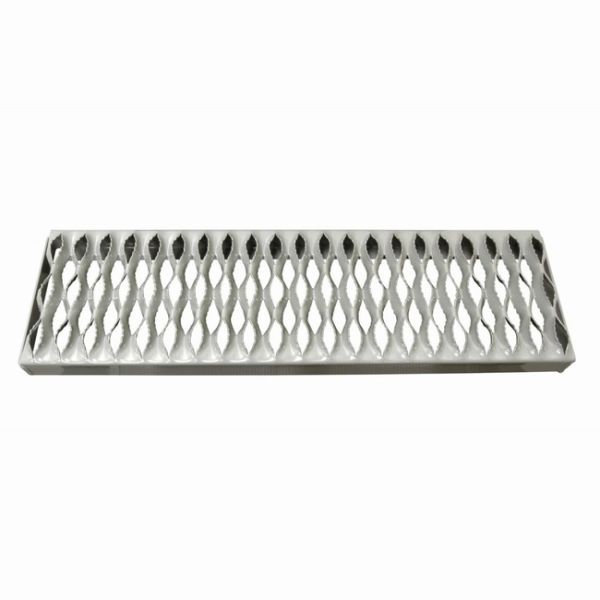 Galvanised steel stair treads perforated metal mesh ladder step