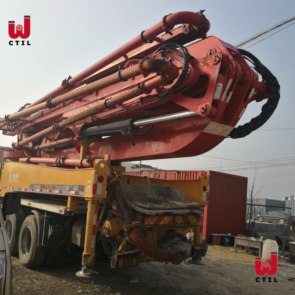 Used ISUZU 52M 6x4 concrete lorry with pump SANY UPPER BODY