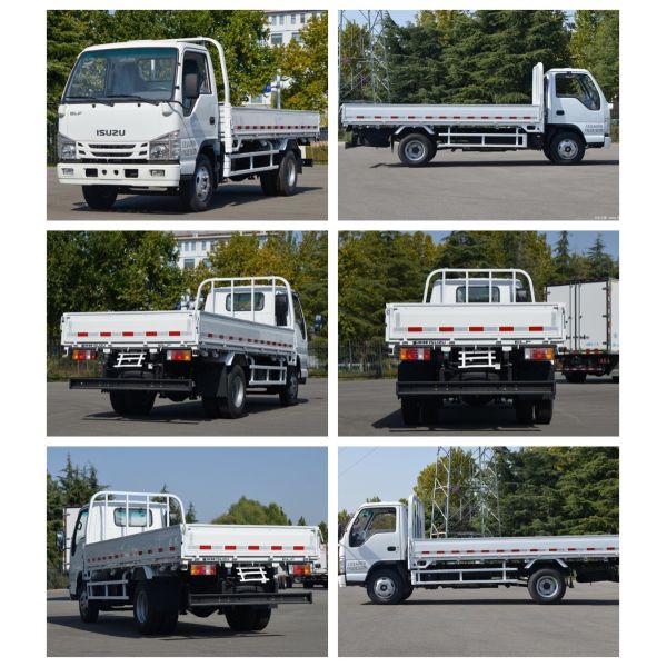 GVW 3500kg Japanese Isuzu 100P Light Cargo Fence Truck With 2 Tons 3 Ton Loading Lorry Truck