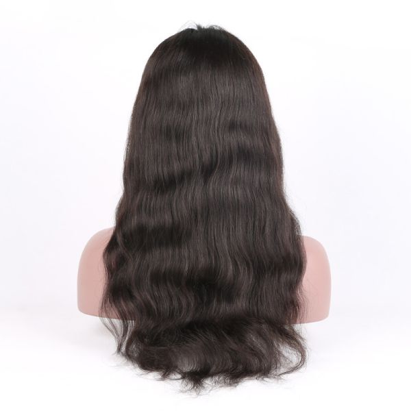 Natural Hairline Natural Color Natural Straight Brzilian Human Hair Full Lace wigs