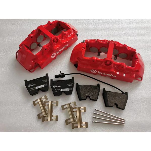 cast iron HT250 362mm Disc Big 8 Pot Brakes Caliper Blue Jekit