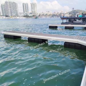 China Customized Aluminum Floating Docks Marine Grade With Aluminium Beams Custom Dock Water Floating Island Pontoon Pl on sale