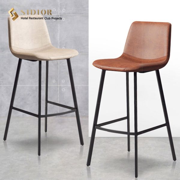 99cm High Back Contemporary Bar Chairs