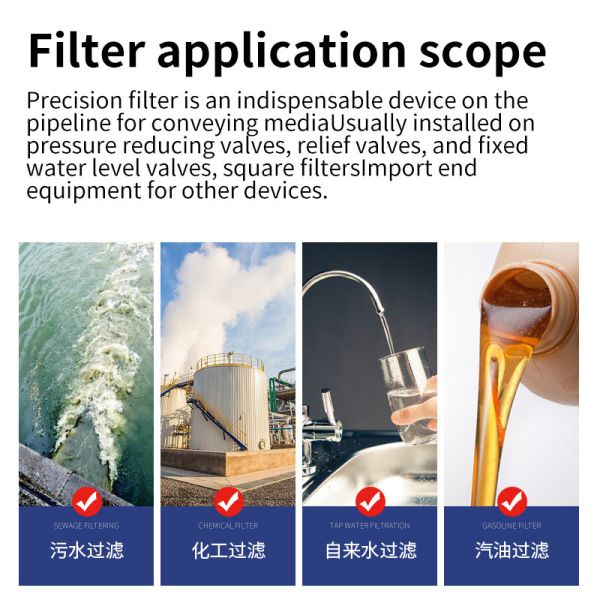 Commercial Stainless Steel Water Filter Industrial Bag Type Heat Resistant