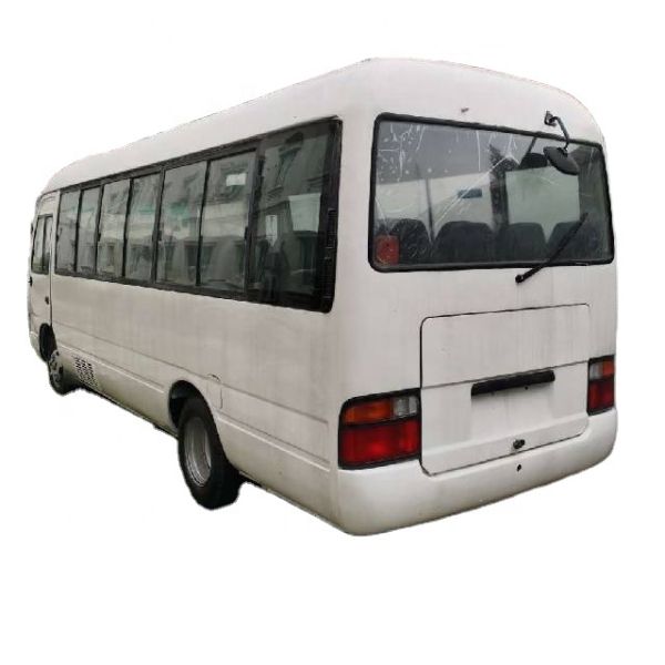 TOYOTA 1HZ Engine Used Coaster Bus 37000km Second Hand Mini Bus