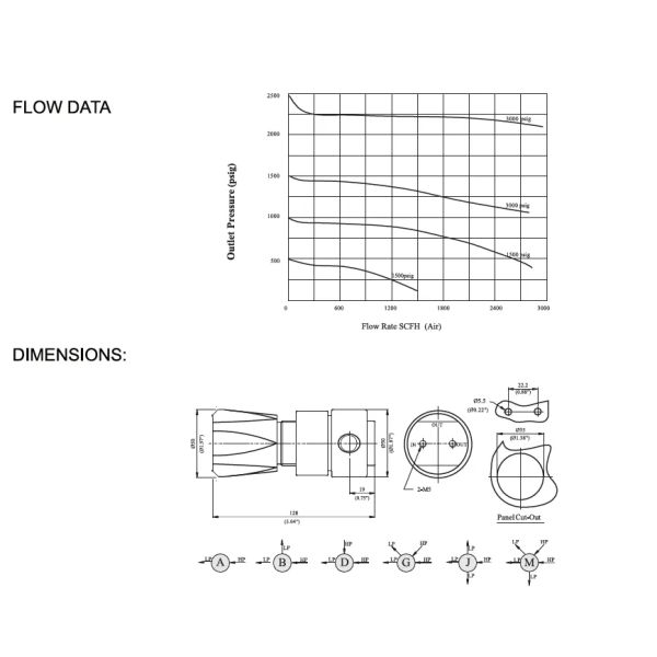Vacuum Measuring Gauge 6000psi Gas Cylinder Regulator Stainless Steel 316