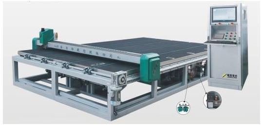 CNC Double-Sided Loading Tempered Glass Cutting Production Line, in Line with CE ISO TUV Standard