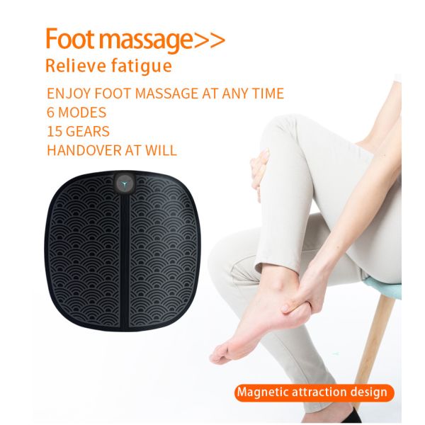 90mAh Electric EMS Foot Massager Mat Legs Therapy Blood Circulation