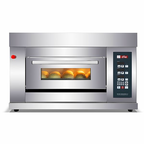 Professional Stainless Steel Gas Oven For Bakery With Glass Window