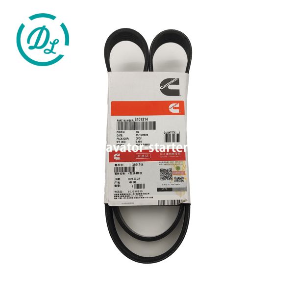 EexcavaStart Cummins M11 V Ribbed Belt 3101314 6PK1180 Engine Part