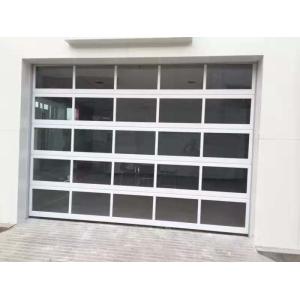 Industrial Logistic Area Loading Port 40mm Glass Garage Aluminum Sectional Door