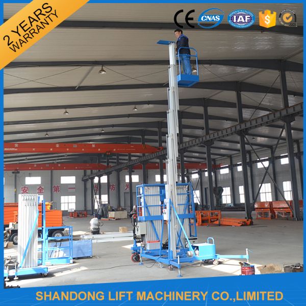 4 - 20 m Telescopic Boom Lift Rental , Aluminium Aerial Man Lift Elevated Working Platforms