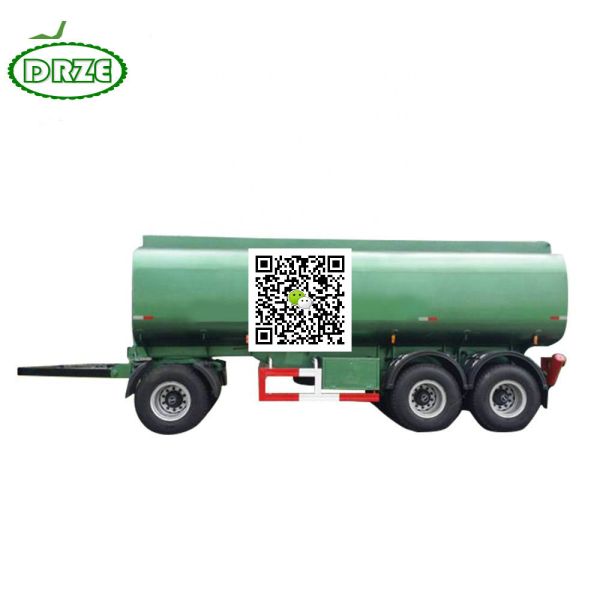 Oil Tank Full Trailer (Customizing 2-3-4 Axles Dolly Tanker 10CBM -30 For Palm Oil Crude Fuel / Petrol Oil Delivery