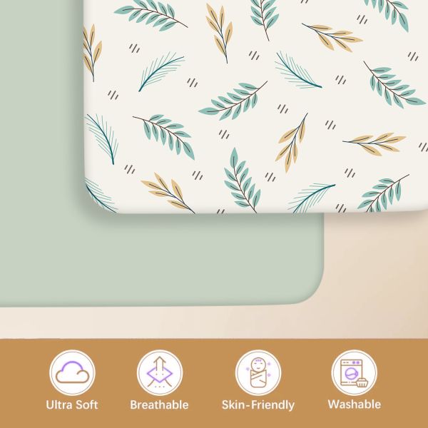 Non Irritating Cradle Fitted Sheet Soft Easy To Carry Skin Friendly Material